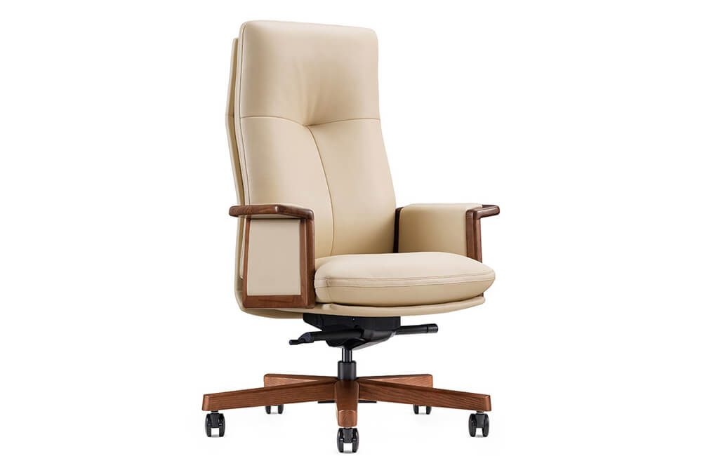 silla ejecutiva de oficina de lujo con brazos