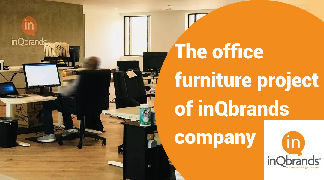 El proyecto de mobiliario de oficina de la empresa inQbrands
