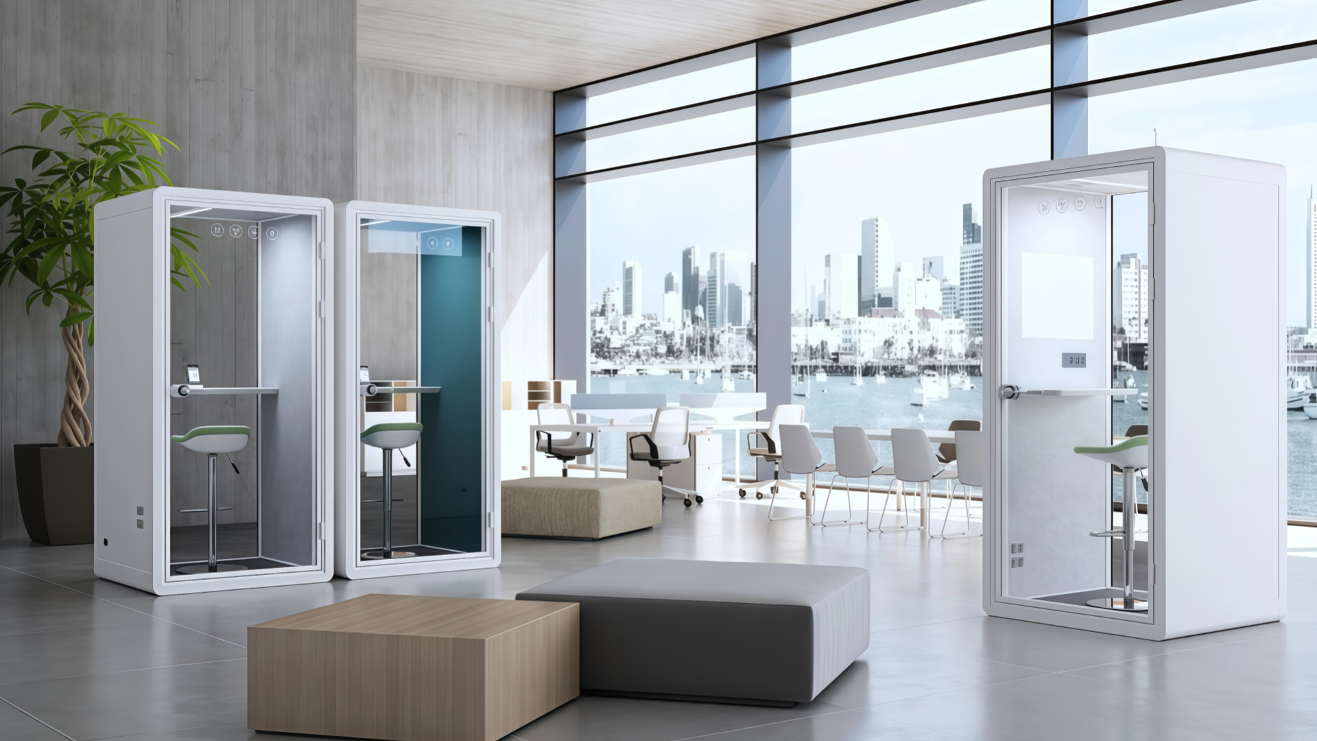 cabina de oficina