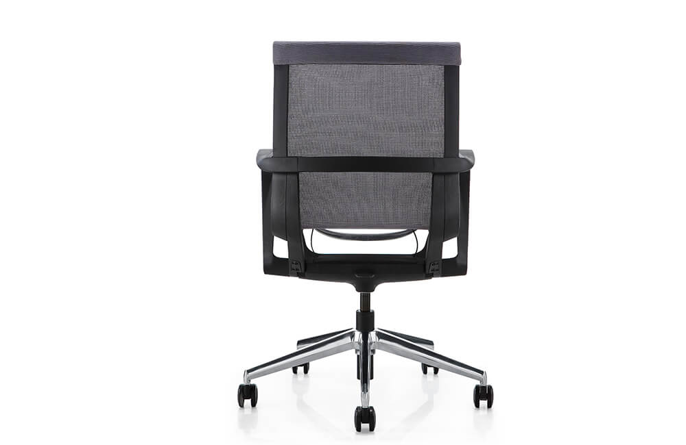 silla de oficina con respaldo y asiento de malla