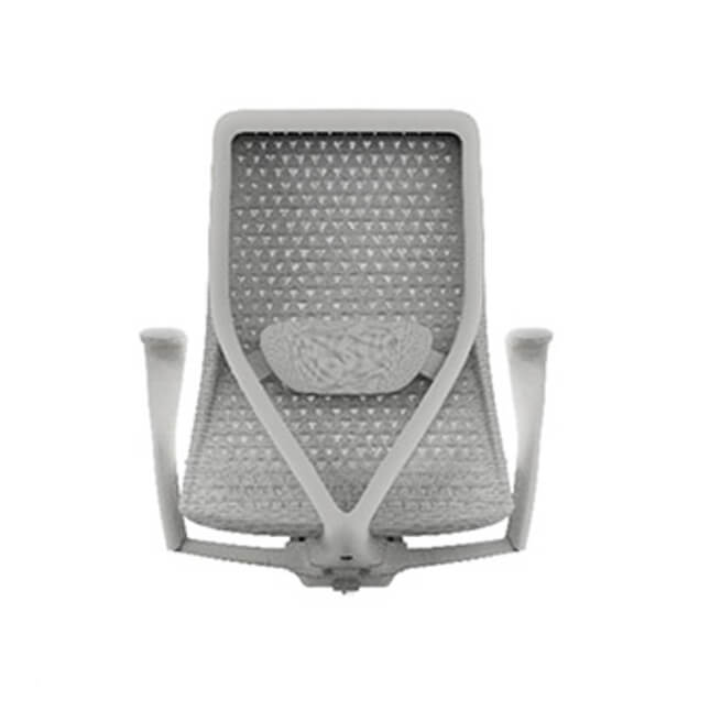 Armazón del respaldo de la silla en forma de V