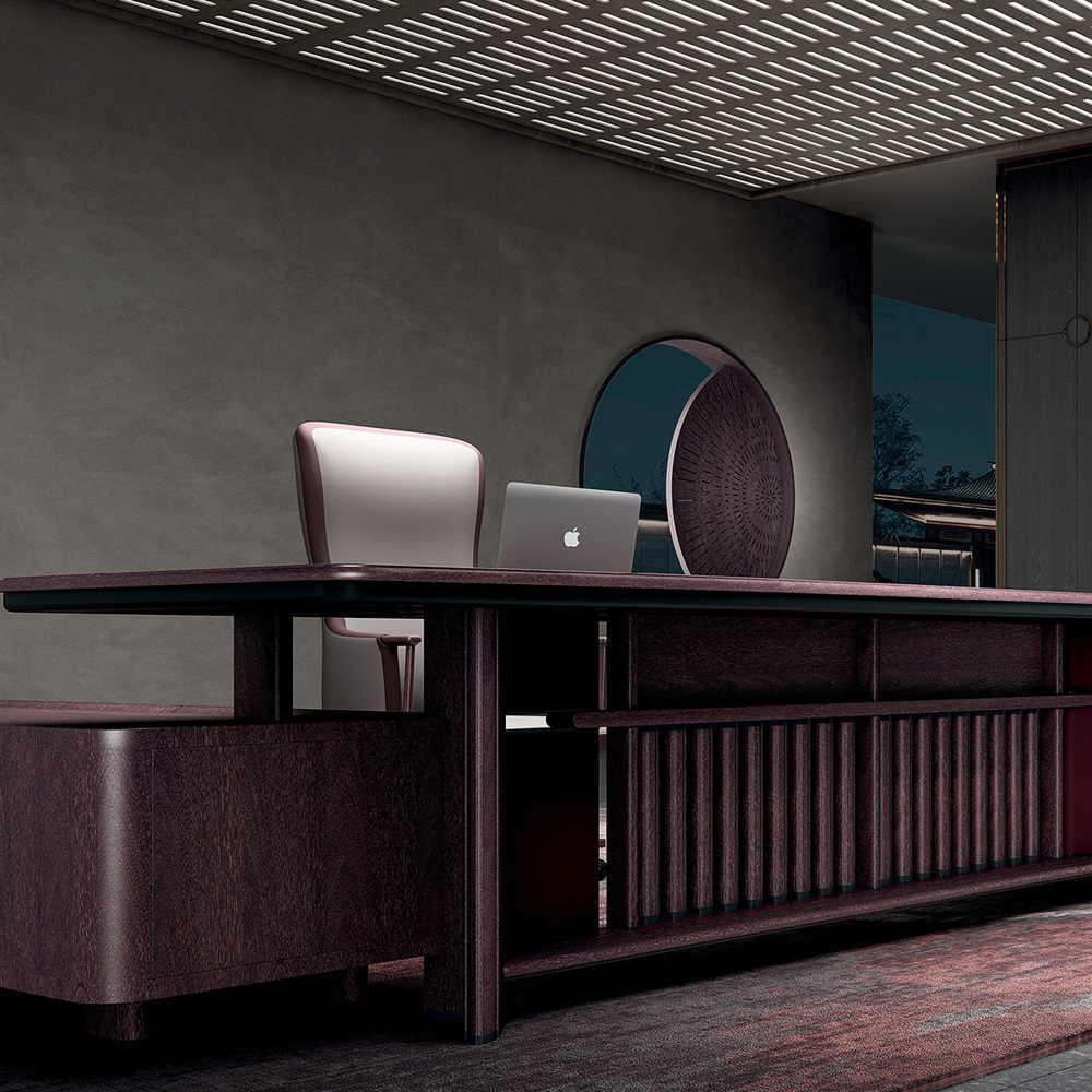 Muebles de oficina modernos de madera de lujo de alta calidad