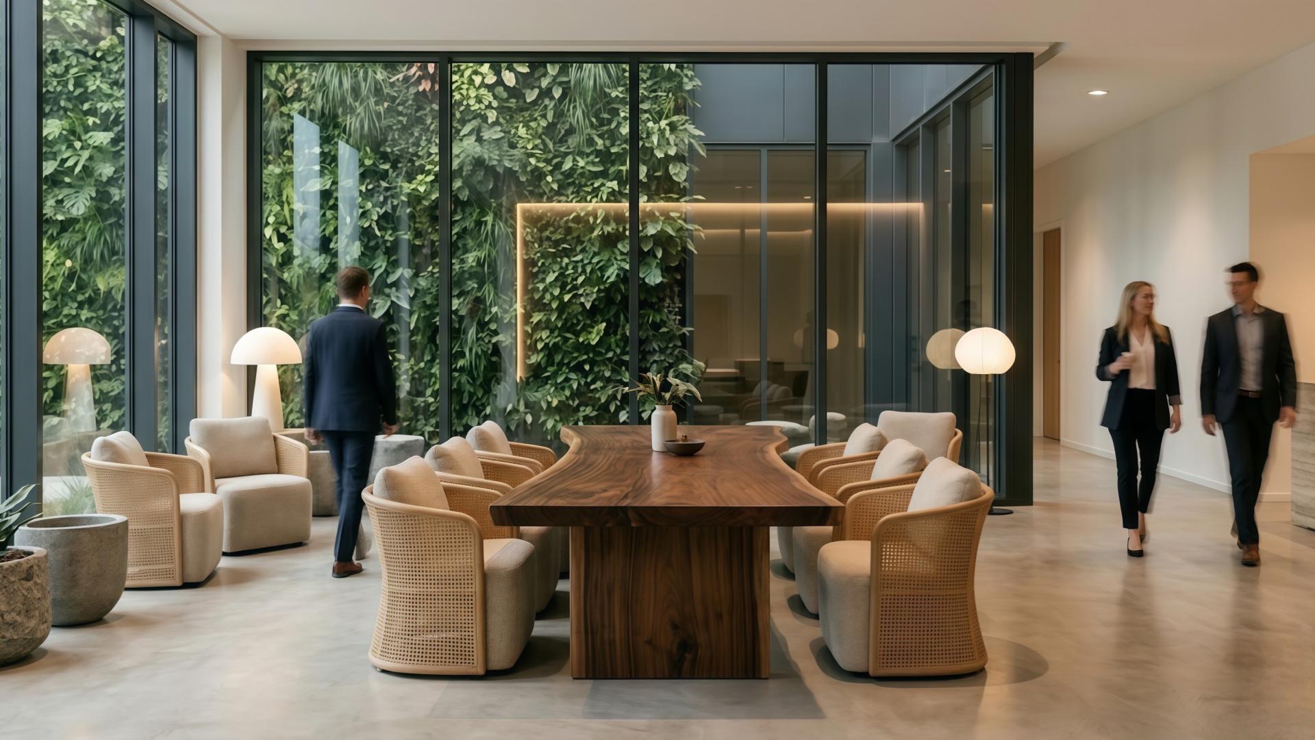 Biophilic Design Integration Integración del diseño biofílico
