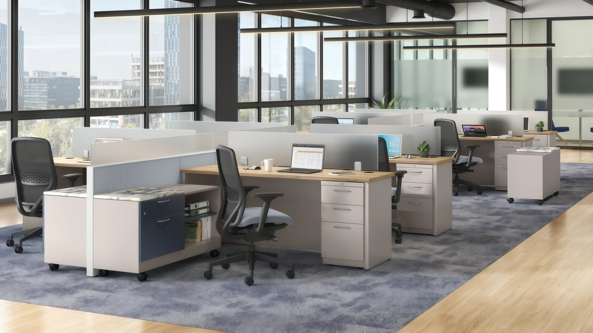 cubicle (5) cubículo (5)
