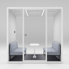 HongYe Office Pods en blanco para reuniones de 5 personas