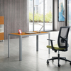 Moderna estación de trabajo individual Bambu Office|Mesa de oficina individual