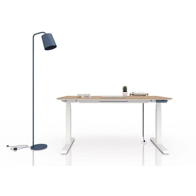 Escritorio de estación de trabajo de computadora con soporte de altura ajustable