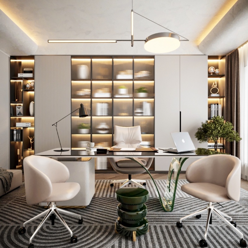 dise&ntilde;o moderno de oficina del CEO