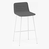 Muebles de silla de cafetería de diseño moderno para mostrador