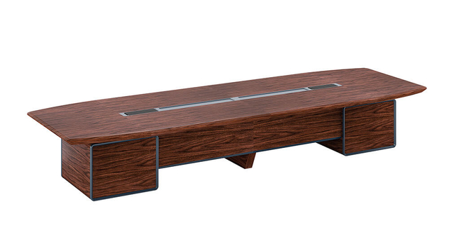 Mesa de conferencia rectangular moderna para sala de reuniones
