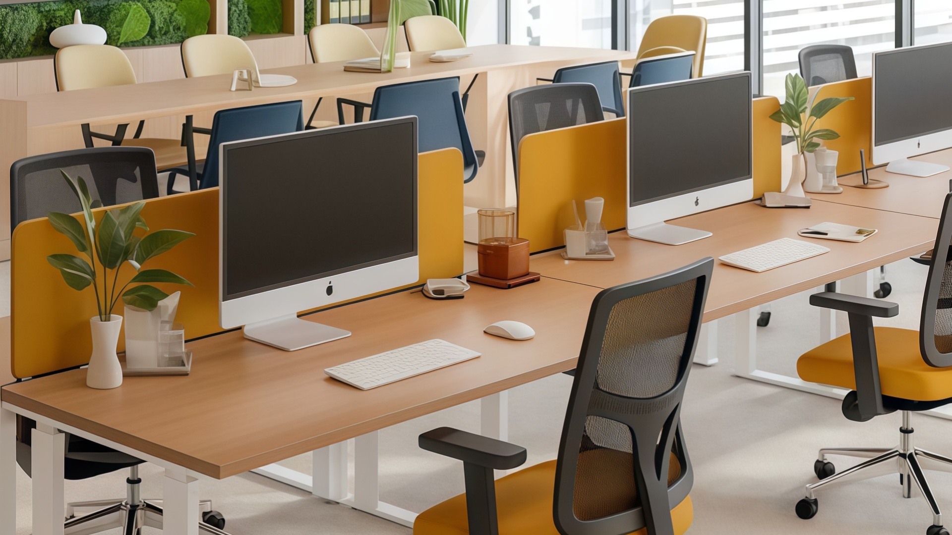 Dise&ntilde;o de interiores de oficina innovador