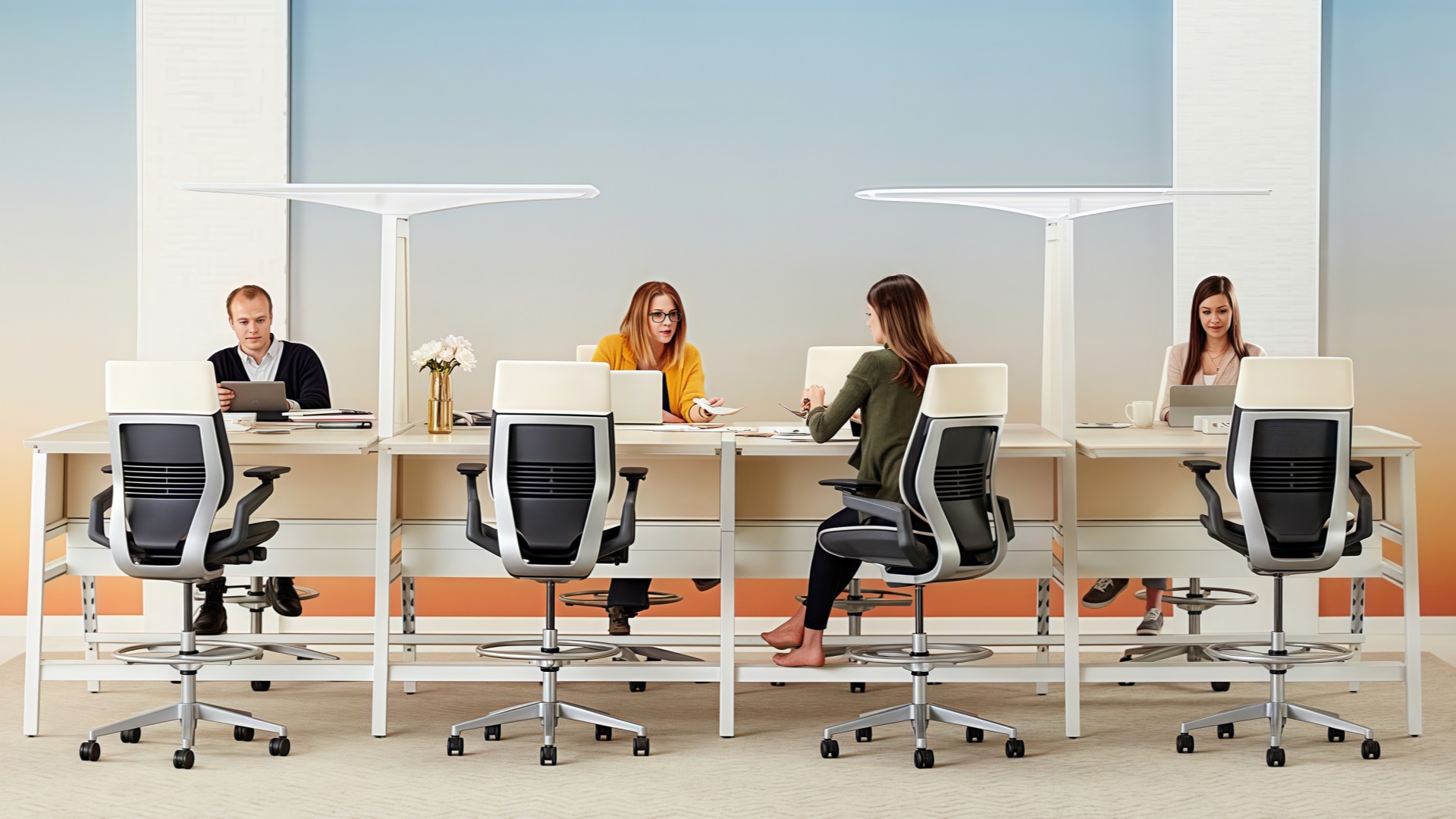 ¿Quieres una oficina con estilo? Comience con opciones de muebles inteligentes