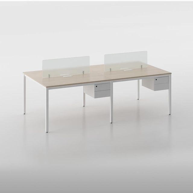 Escritorio de estación de trabajo para 4 personas para oficina