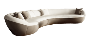 Sofá cama y sofá grande en forma de L