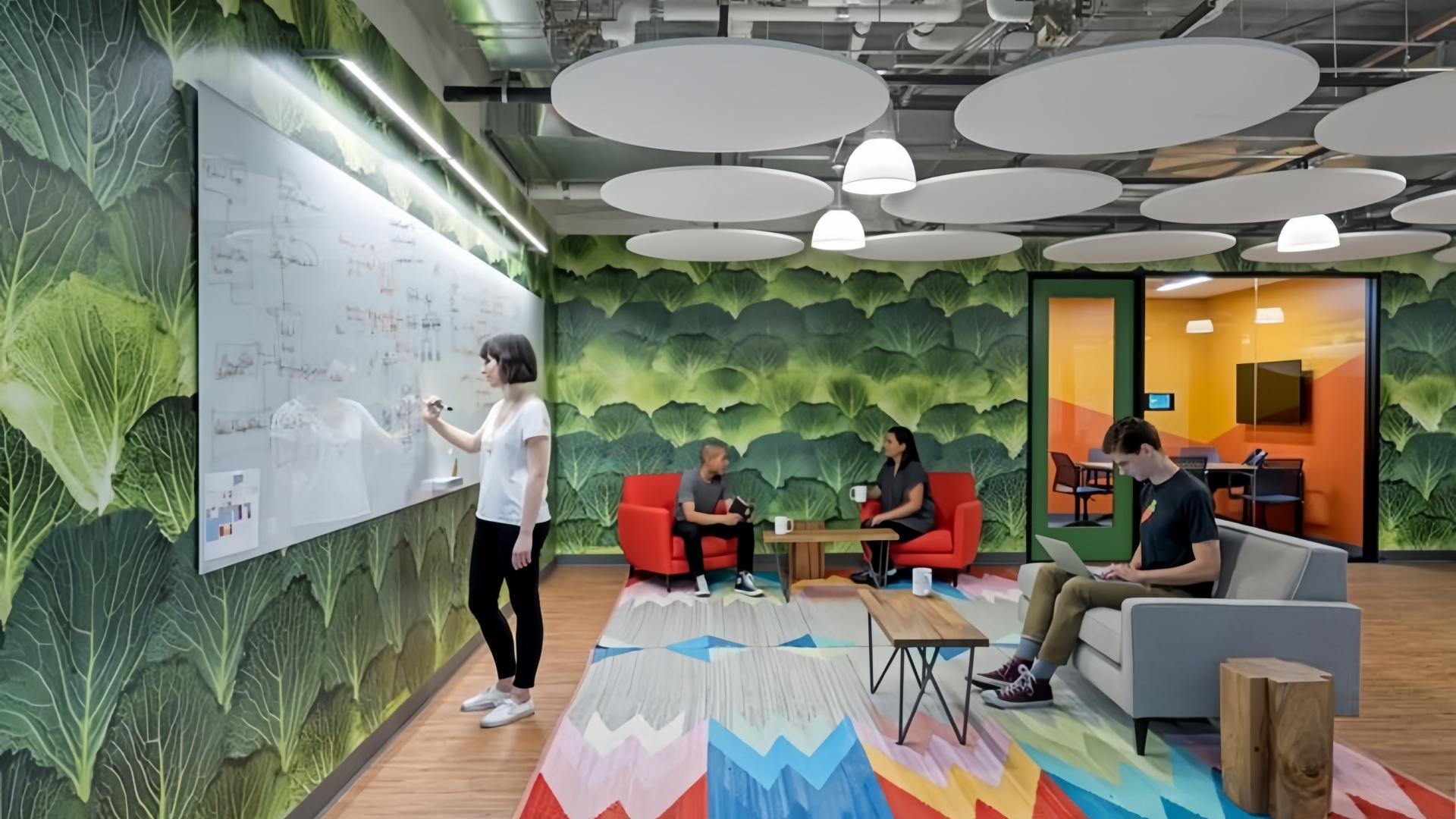 dise&ntilde;o de interiores de oficina
