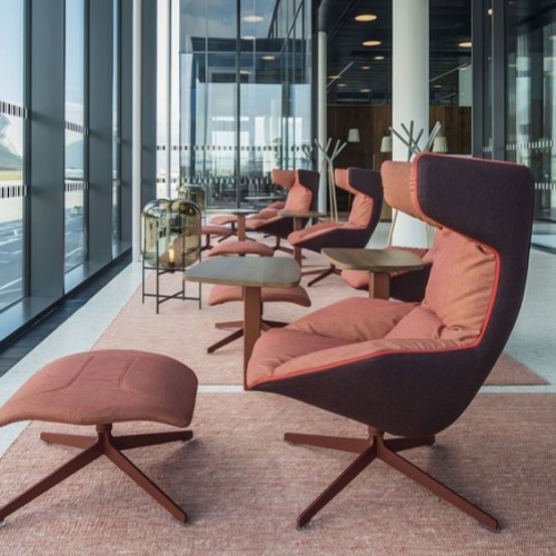 Sillones elegantes para &aacute;reas de descanso