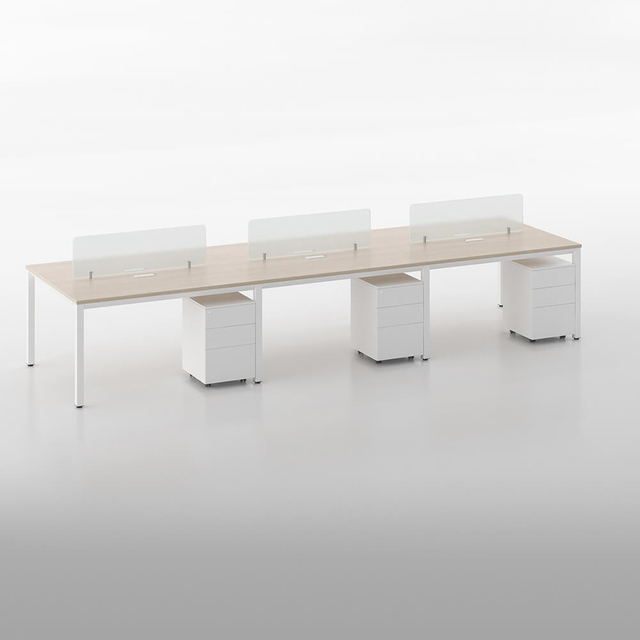 Estación de trabajo de oficina para 6 personas