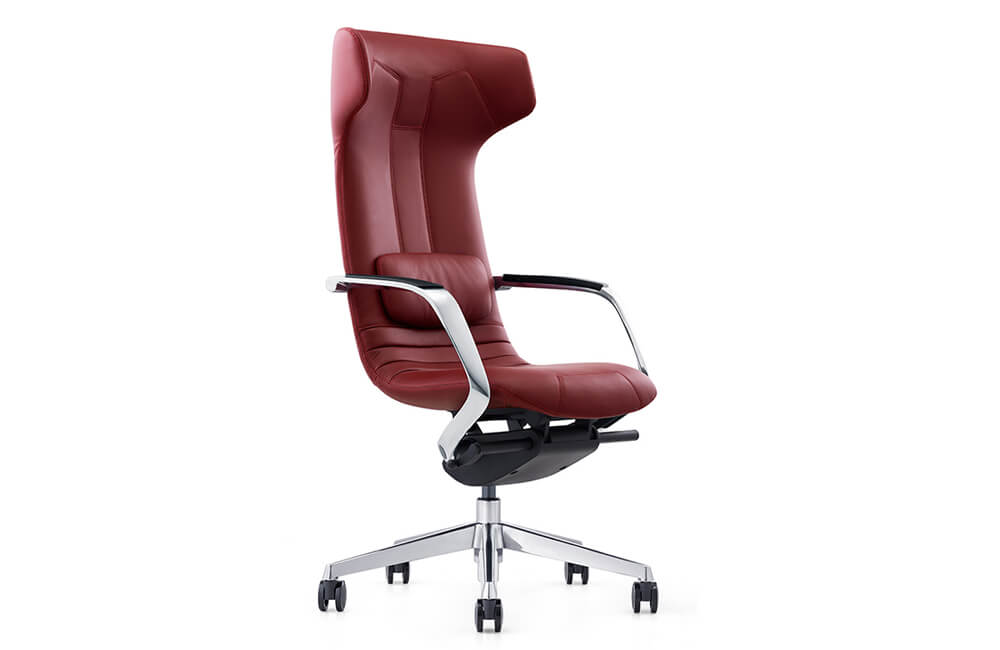 silla de oficina ejecutiva ergonómica de cuero