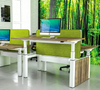 Escritorio de pie y asiento ajustable en altura