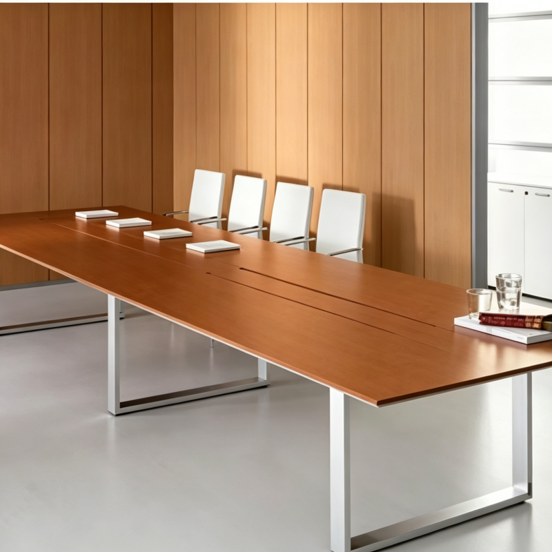 Mesa de conferencias rectangular moderna