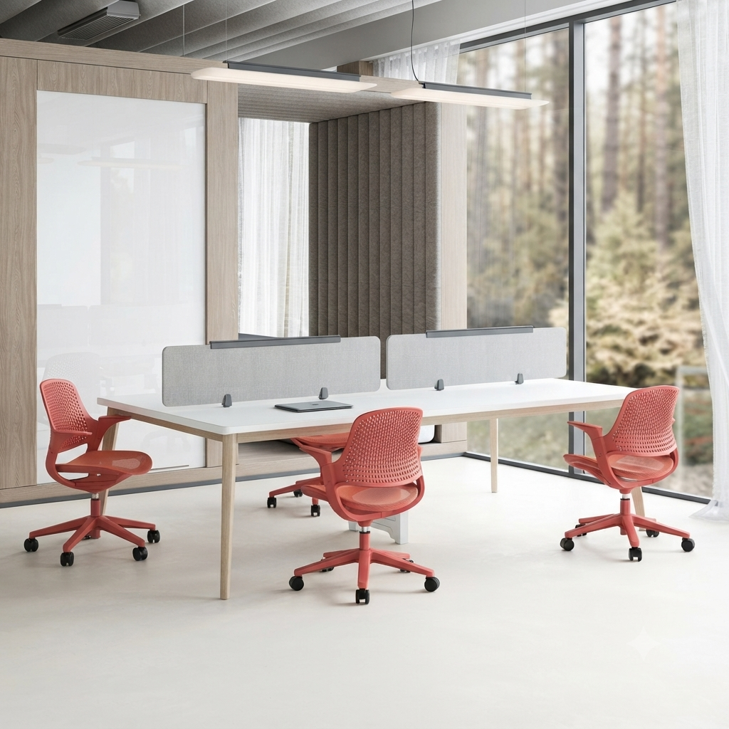 Silla de trabajo ergonómica con asientos de oficina de malla transpirable